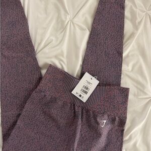 Gymshark Purple Heathered Seamless Leggings